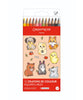 Caran d'Ache Kawaii Swisscolor Coloured Pencils Pack of 12 - Cute Animals