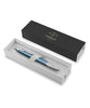 Parker IM Premium Ballpoint Pen - Blue Grey with Chrome Trim