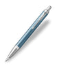 Parker IM Premium Ballpoint Pen - Blue Grey with Chrome Trim
