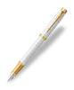 Parker IM Premium Fountain Pen - Pearl with Gold Trim