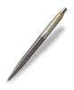 Parker Jotter Ballpoint Pen - Grey with Gold Trim