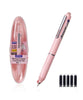 WRITECH Retractable Fountain Pen Pink (Blue Ink)
