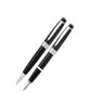 Cross Bailey Fountain & Ballpoint Pen Set - Black Lacquer