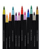 Legami Set of 12 Brush Markers - Pastel Colours