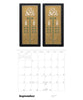 Arts & Crafts Tiles: Made by Motawi Tileworks 2027 Pomegranate Wall Calendar