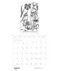 Edward Gorey 2027 Pomegranate Wall Calendar