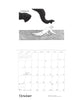 Edward Gorey 2027 Pomegranate Wall Calendar