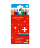 Caran D'Ache Swisscolor Coloured Pencils - Water Soluble Set of 12