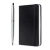 Sheaffer VFM Ballpoint Pen & Notebook Set - Strobe Silver with Chrome Trims
