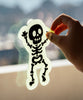 Legami Halloween Gel Window Stickers Small - Skeleton & Ghosts