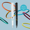 Lamy safari All White and All Black Fountain Pen Multicolour Gift Set