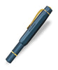 Kaweco Piston Sport AL Fountain Pen Starter Set - Navy/Gold