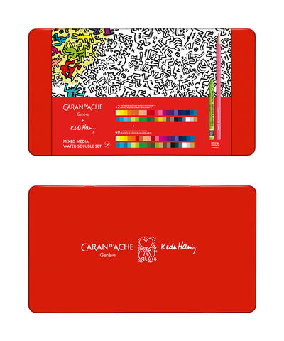Caran D'Ache Keith Haring Special Edition Mixed Media Set