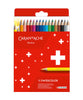 Caran D'Ache Swisscolor Coloured Pencils - Water Resistant Set of 18