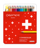 Caran D'Ache Swisscolor Coloured Pencils - Water Resistant Set of 18