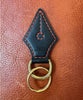 Great Fountain Leather Nib Key Ring - Classic Black and Orange