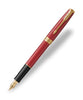 Parker Sonnet Fountain Pen - Red GT