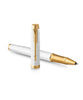 Parker IM Premium Rollerball Pen - Pearl with Gold Trim