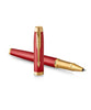 Parker IM Premium Rollerball Pen - Red with Gold Trim