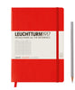 Leuchtturm1917 Medium (A5) Hardcover Notebook - Red