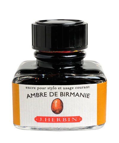 J Herbin Ink (30ml) - Ambre de Birmanie (Burmese Amber)