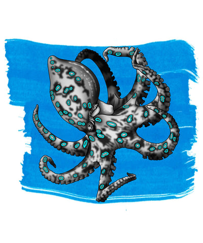 Anderillium Fountain Pen Ink - Blue-Ringed Octopus Blue