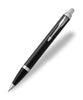 Parker IM Ballpoint Pen - Black with Chrome Trim