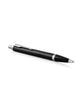 Parker IM Ballpoint Pen - Black with Chrome Trim