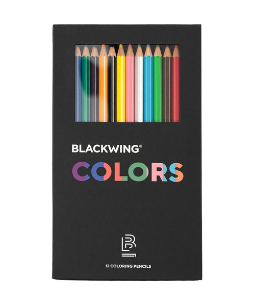 Blackwing Colors Coloured Pencils - Box of 12 Assorted Colours