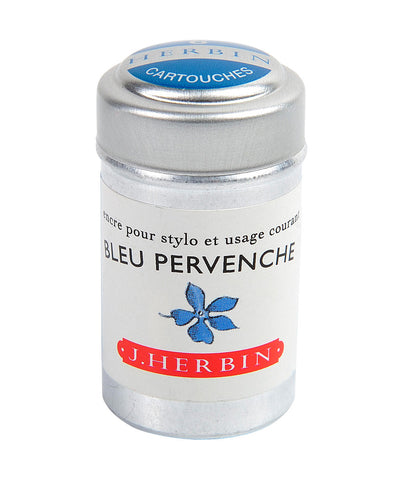 J Herbin Ink Cartridges - Bleu Pervenche (Periwinkle Blue)