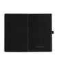 Castelli Black & Gold Collection Notebook - Stripes Black & Gold