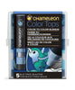 Chameleon Color Tops - 5 Assorted Blue Tones