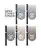 Chameleon Pens - 5 Assorted Gray Tones