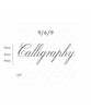Archie's Calligraphy Paper - Copperplate 9mm:6mm:9mm
