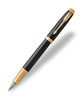 Parker IM Premium Fountain Pen - Black with Gold Trim