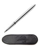 Fisher Bullet Space Pen & Leather Pouch - Chrome
