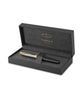 Parker Sonnet Fountain Pen - Premium Metal & Black Lacquer