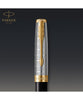 Parker Sonnet Fountain Pen - Premium Metal & Black Lacquer