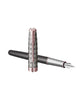 Parker Sonnet Fountain Pen - Premium Metal & Grey Lacquer