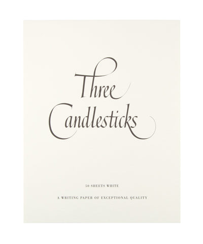 Three Candlesticks Writing Paper - P4TO