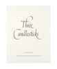Three Candlesticks Writing Paper - P4TO