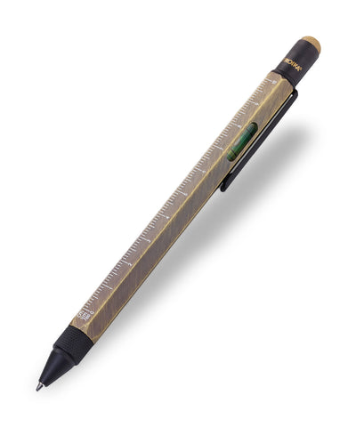 Troika Construction Gentleman Stylus Tool Pen - Antique Gold