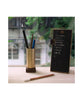 Ystudio Pen Container - Brass & Walnut