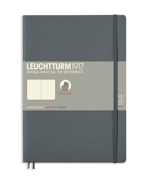 Leuchtturm1917 Composition (B5) Softcover Notebook - Anthracite