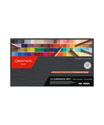 Caran d'Ache Luminance 6901 Coloured Pencils - Set of 100