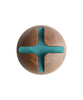 Objectiza Button Desk Tidy - Walnut
