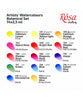 Rosa Gallery Watercolour Paints - Botanical Set of 14