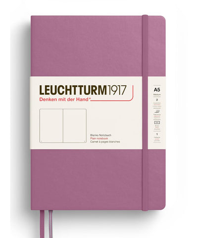 Leuchtturm1917 Medium (A5) Hardcover Notebook - Dusty Rose
