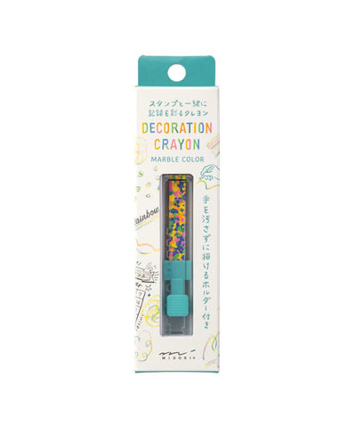 Midori Decoration Crayon - Rainbow