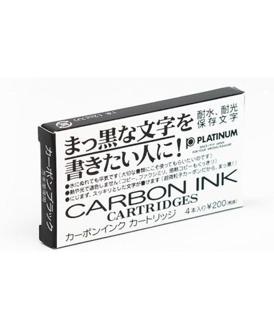 Platinum Carbon Ink Cartridges - Pack of 4